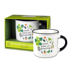 KUBEK ZNOWU SOBIE NAGRABIŁAM BIAŁY 350ml