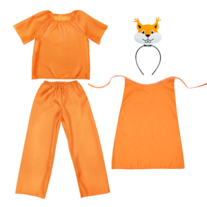 ZESTAW WIEWIÓRKA POMARAŃCZOWY 116-128 5el