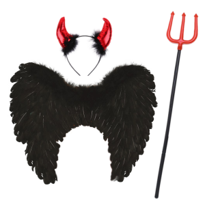 ZESTAW ANIOŁ ŚMIERCI CZARNY 3el