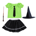 ZESTAW SLYTHERIN ZIELONO-CZARNY 116-128 5el