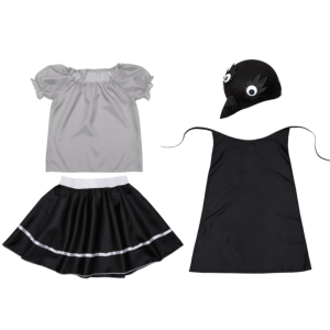 ZESTAW WRONA SZARO-CZARNY 134-140 4el