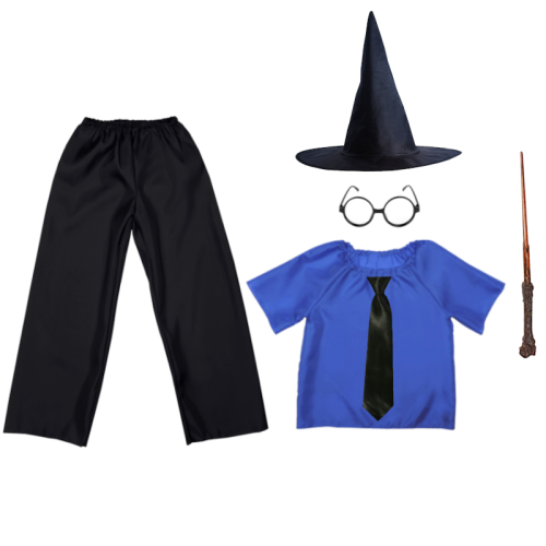 ZESTAW RAVENCLAW NIEBIESKO-CZARNY 134-140 6el