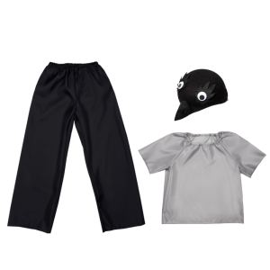 ZESTAW WRONA SZARO-CZARNY 98-110 3el