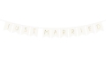 BANER JUST MARRIED BIAŁY 155cm