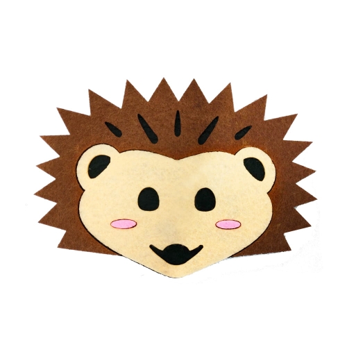 JEŻYK FILCOWY BRĄZOWY 14,5x10cm