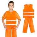 STRÓJ ROBOTNIK NEON POMARAŃCZOWY 116-128 2el