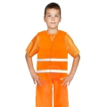 STRÓJ ROBOTNIK NEON POMARAŃCZOWY 116-128 2el