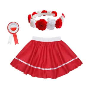 ZESTAW NARODOWY BIAŁO-CZERWONY S/M 3el