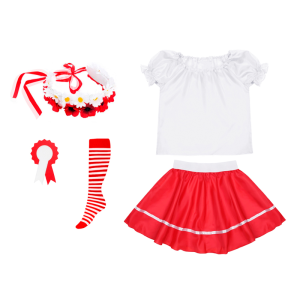 ZESTAW NARODOWY BIAŁO-CZERWONY 98-110 5el