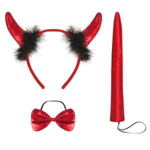 ZESTAW DIABEŁEK CZERWONY 3el