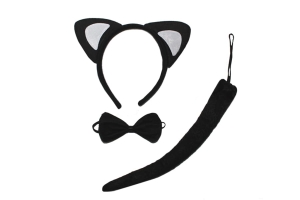 ZESTAW KOTEK CZARNY 3el