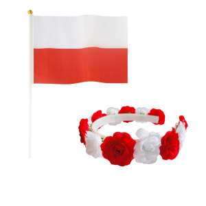 ZESTAW NARODOWY BIAŁO-CZERWONY 2el
