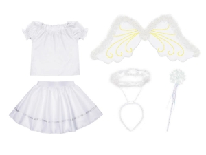 ZESTAW ANIOŁEK 98-110 BIAŁY 5el