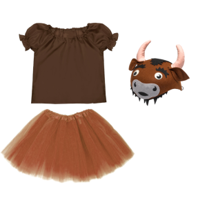 ZESTAW ŻUBR BRĄZOWY 134-140 3el