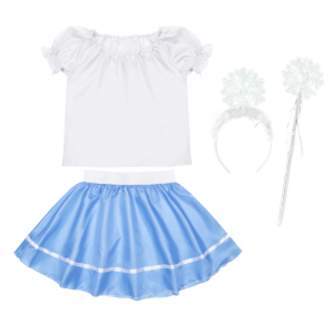 ZESTAW ZIMA BIAŁO-BŁĘKITNY 98-110 4el