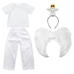 ZESTAW ANIOŁEK BIAŁY 98-110 5el