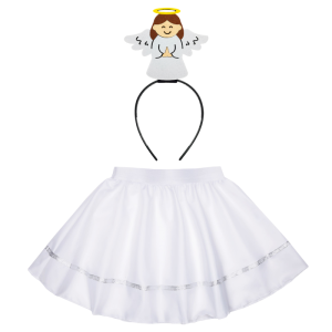 ZESTAW ANIOŁEK BIAŁY S/M 3el