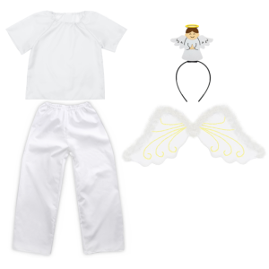 ZESTAW ANIOŁEK BIAŁY 98-110 5el