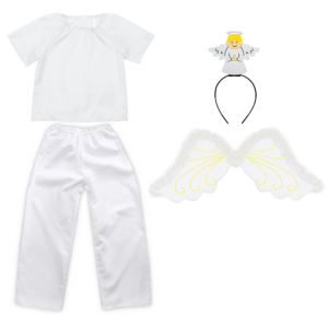 ZESTAW ANIOŁEK BIAŁY 98-110 5el