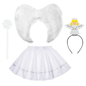 ZESTAW ANIOŁEK BIAŁY S/M 5el