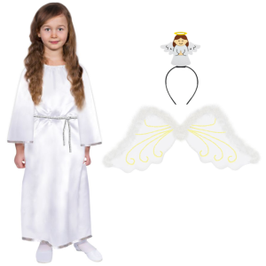 ZESTAW ANIOŁEK BIAŁY 98-110 4el