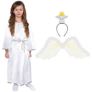 ZESTAW ANIOŁEK BIAŁY 146-158 4el