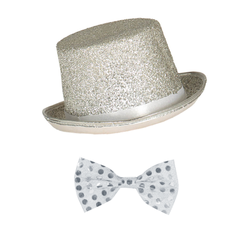 ZESTAW SYLWESTROWY SREBRNY 2el