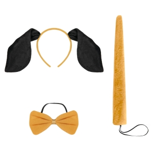 ZESTAW PIESEK BRĄZOWO-CZARNY 3el 