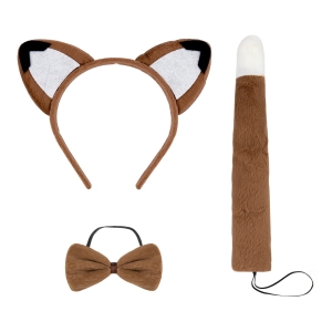 ZESTAW LISEK BRĄZOWY 3el 