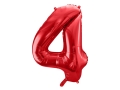BALONY 2024 CZERWONE 34'' 86cm 4el