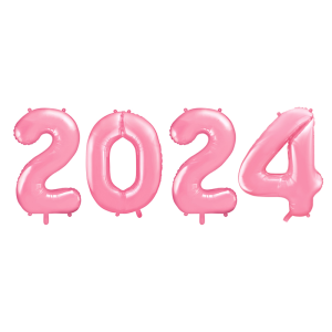 BALONY 2024 RÓŻOWE 34'' 86cm 4el