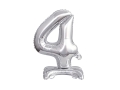 BALONY 2024 STOJĄCE SREBRNE 15'' 38cm 4el