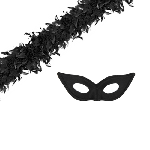 ZESTAW RETRO CZARNY 2el