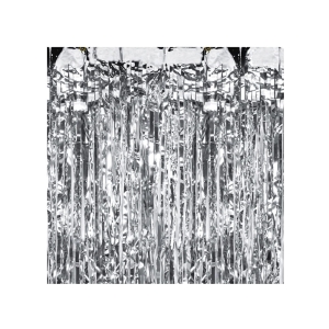 KURTYNA PARTY SREBRNA 100x250cm