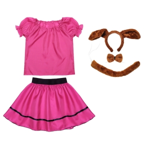 ZESTAW SKYE PSI PATROL RÓŻOWY 116-128 5el