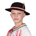 KAPELUSZ GÓRALSKI DZIECIĘCY CZARNY