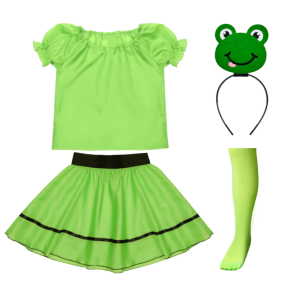 ZESTAW ŻABKA ZIELONY 116-128 5el