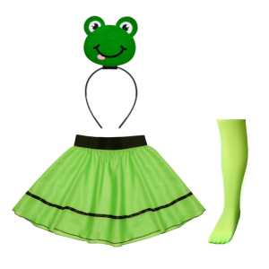 ZESTAW ŻABKA ZIELONY S/M 4el