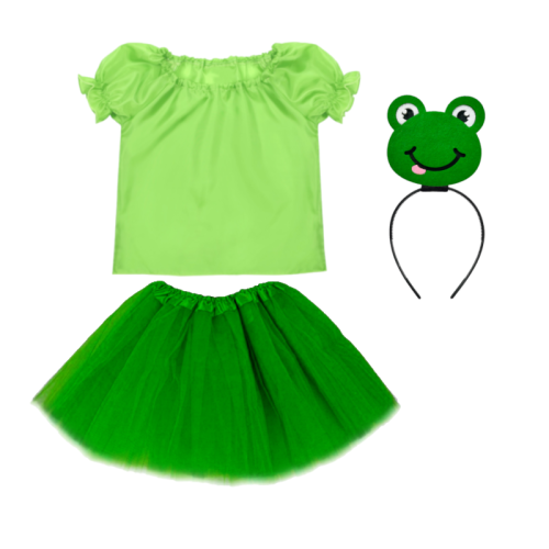 ZESTAW ŻABKA ZIELONY 98-110 4el