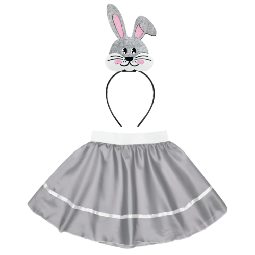 ZESTAW ZAJĄCZEK SZARY S/M 3el