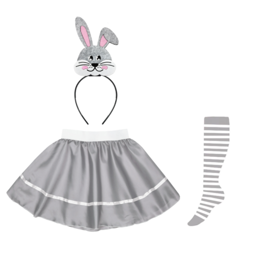 ZESTAW ZAJĄCZEK SZARY S/M 4el