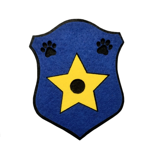 ODZNAKA CHASE PSI PATROL PIESEK POLICJANT NIEBIESKA