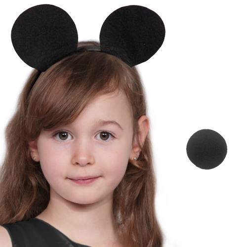 NOS MYSZKI PIANKOWY CZARNY