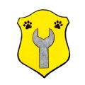 ZESTAW RUBBLE PSI PATROL BRĄZOWO-ŻÓŁTY 98-110 4el