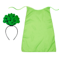 ZESTAW SAŁATA ZIELONY PELERYNA 75cm 3el