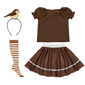 ZESTAW WRÓBELEK BRĄZOWY 98-110 5el