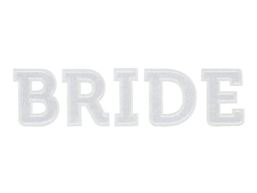NAPRASOWANKA BRIDE BIAŁA 24x6cm