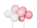 KARTECZKA NA PIKU TOPPER BALONY RÓŻOWA 29cm
