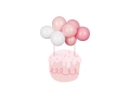 KARTECZKA NA PIKU TOPPER BALONY RÓŻOWA 29cm