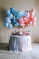 KARTECZKA NA PIKU TOPPER BALONY RÓŻOWA 29cm